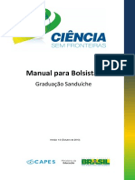 Manual Do Bolsista - CsF Graduação Sanduíche - Versão 1 - Outubro 2013