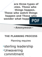 3 Types of Companies & Planning Process