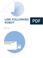 Line Following Robot: IR Sensors, Waves and Circuits