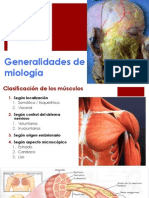 Generalidades de Miologia