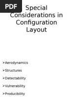 Special Considerations in Configuration Layout