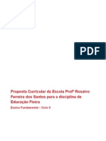 Prop Curric de Ed. Física - R. Santos - 2015