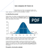 Cómo crear una campana de Gauss en Excel