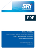 Ficha Tecnica Comprobantes Electrónicos Versión 1 10 13 04 2015