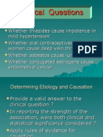 Determining Etiology and Causation