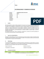 An Vii Proyecto de Operaciones de Comercio Exterior