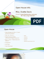 Open House Info 2015-2016