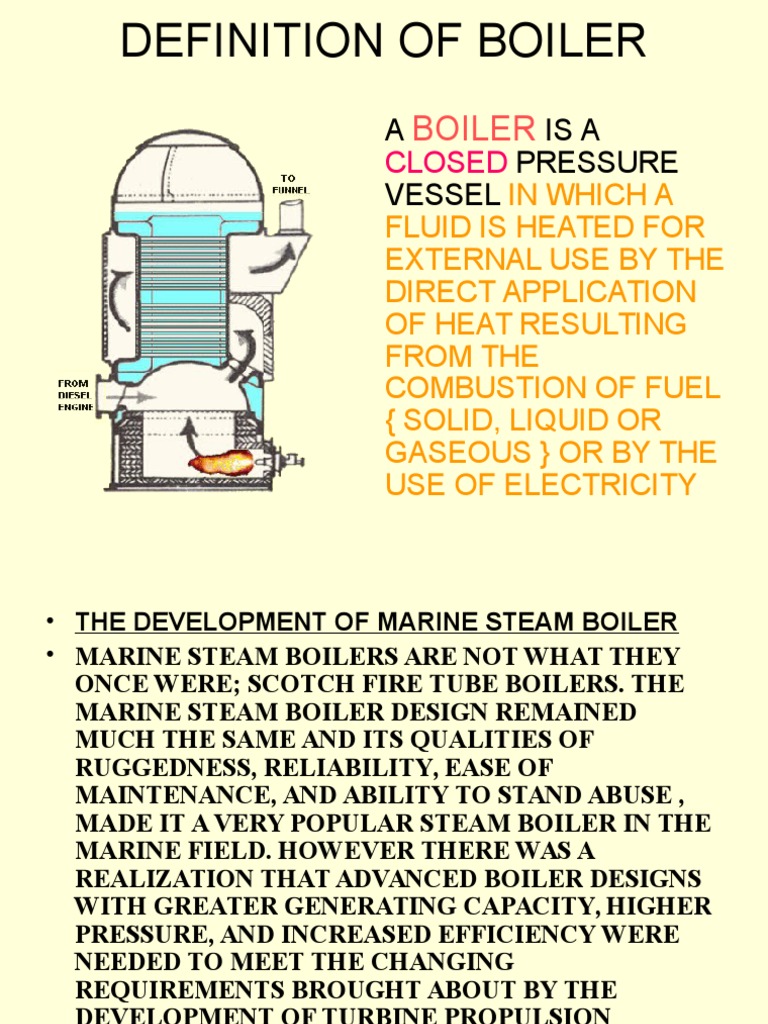 Definition of Boiler PDF Boiler Steam