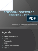 Personal Software Process - PSP: Realizado Por: Ing. Fredy Alexander Izquierdo Dominguez