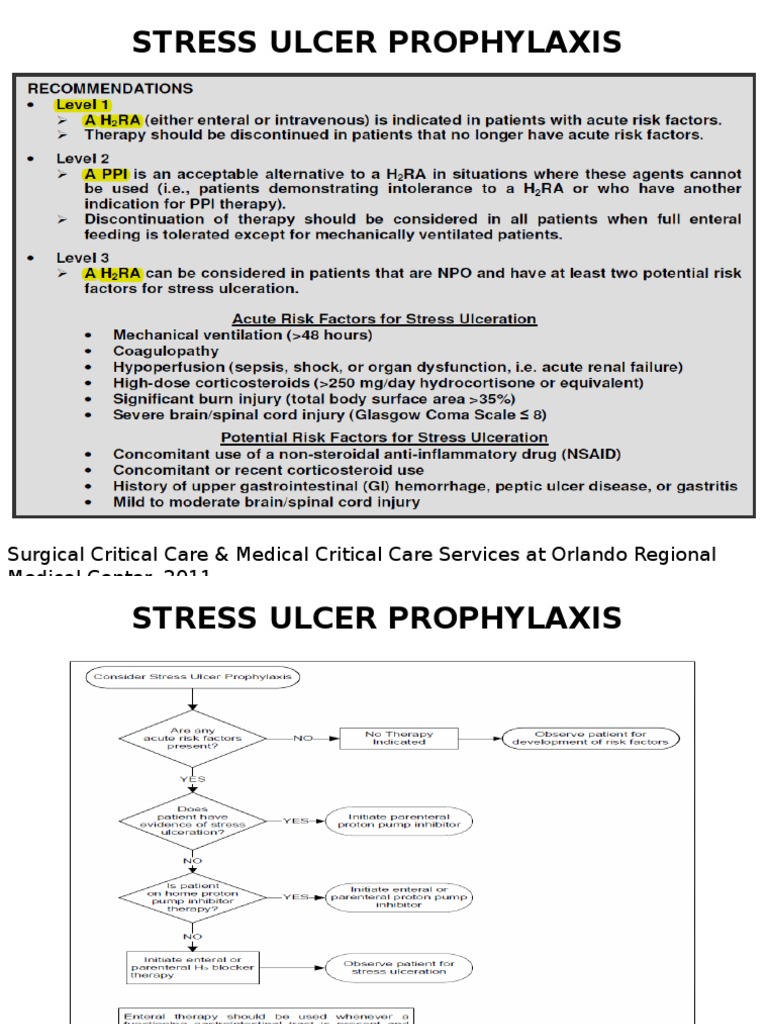 Stress Ulcer Prophylaxis PDF