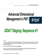 Advanced Dimensional Management's PDF Series: GD&T Staging Sequence #1