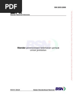 Sni 2833-2016 PDF | PDF