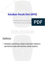 Ketuban Pecah Dini