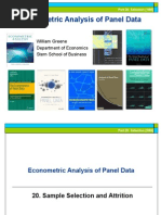 Econometric Analysis of Panel Data: William Greene Department of Economics Stern School of Business