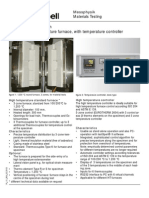 Product Information 1.200°C High Temperature Furnace, With Temperature Controller