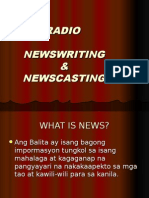 Radio Newswriting Newscasting