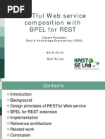RESTful Web Service Composition With BPEL For REST