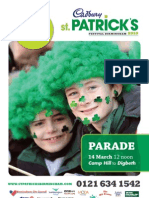 ST Patricks Day 2010 Birmingham Poster