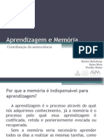 Aprendizagem e Memória 27 de Julho