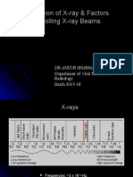 X-Ray Production and Factors Controlling X Ray Beams