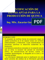 Zonificacion de Quinua