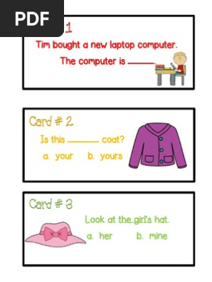 PossessivePronounTaskCardF