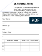 Guest Referral Form