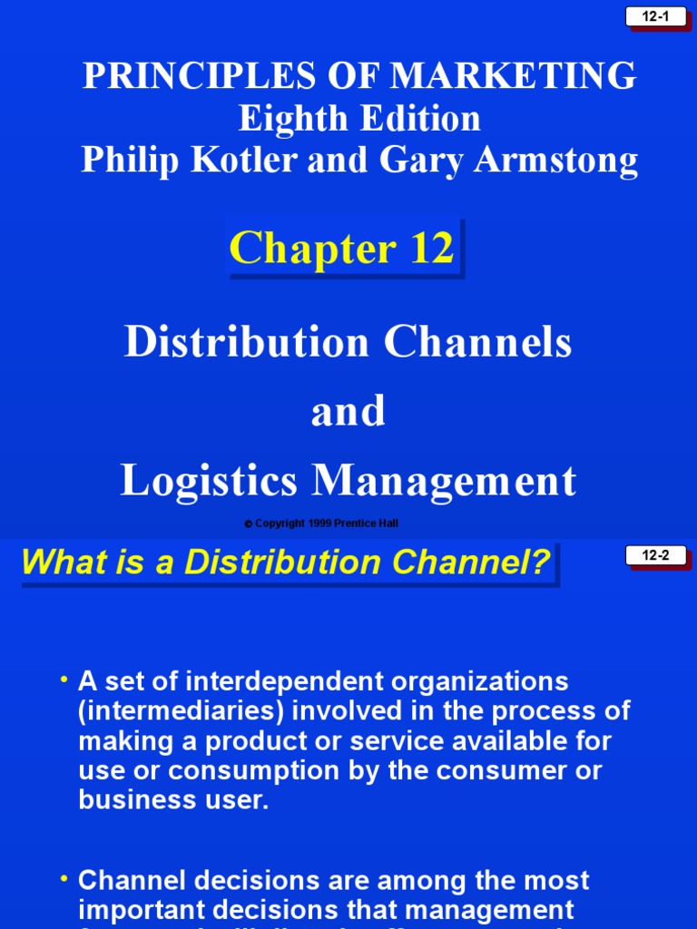 Principles of Marketing Eighth Edition Philip Kotler and Gary Armstong ...