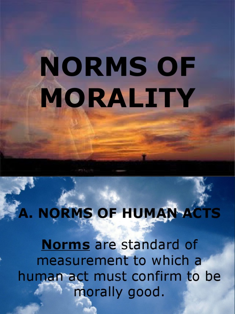 Norms of Morality PDF Thomas Aquinas Natural Law