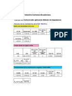 Calculo Con Cortocircuito, Arco Electrico, Verificación de La Instalación