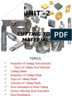 Unit - 2: Cutting Tool Materials
