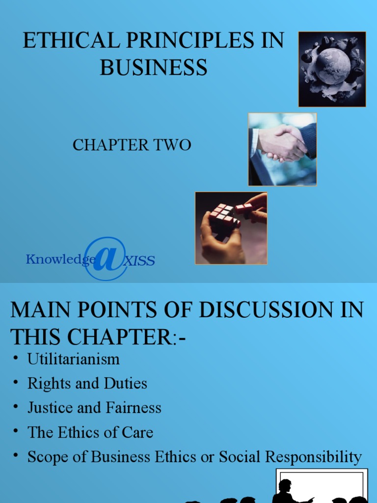 Ethical Principles in Business Ethics | PDF | Utilitarianism | Justice
