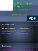 Nto Presentation Digitizing With Purpose