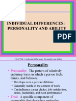 Individual Differences - Handout 3