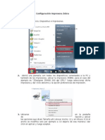 Configuración Impresora Zebra para LP