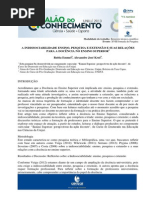 A Indissociabilidade Ensino, Pesquisa e Extensão e Suas Relações Para a Docência No Ensino Superior