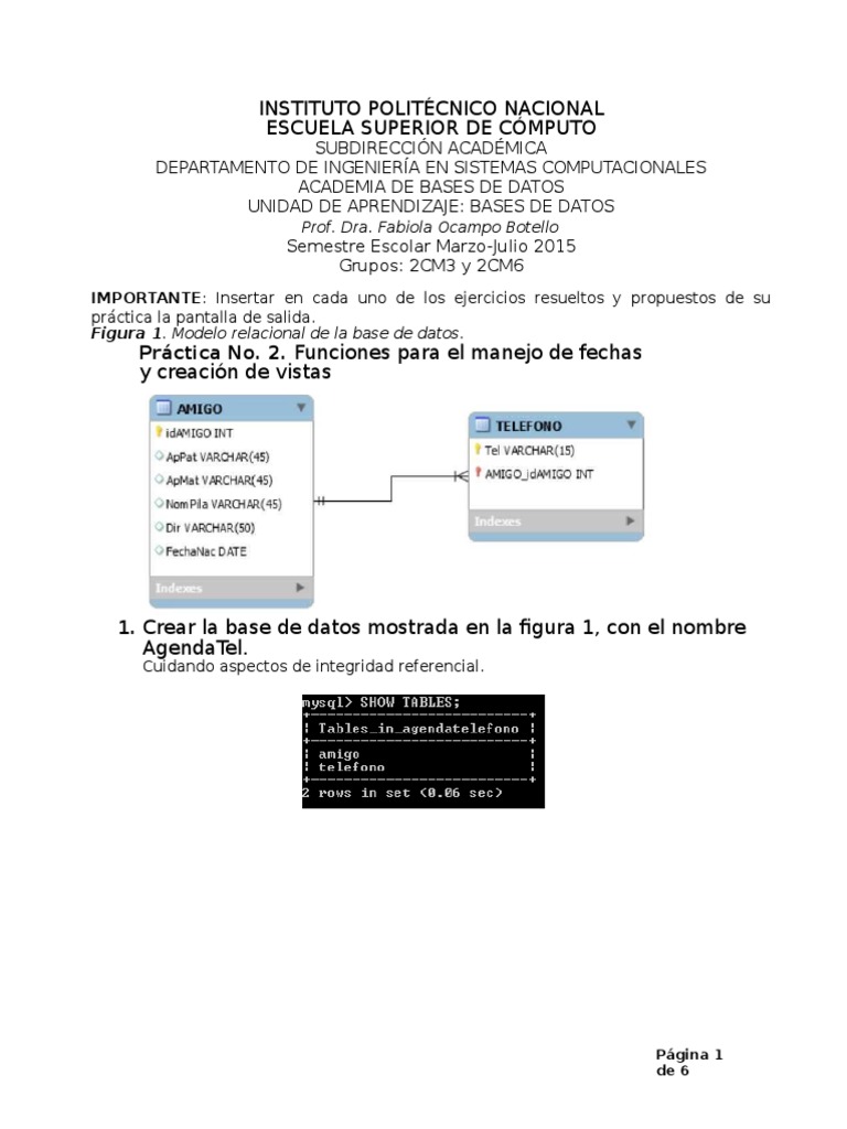 Comandos MySQL | PDF | Tabla (base de datos) | Bases de datos