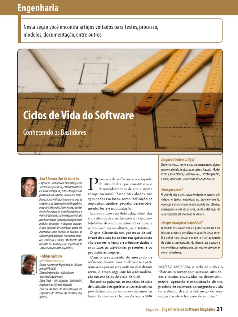 Ciclo de Vida Do Software | PDF | Testes de software | Engenharia de ...