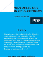 25.2 Photoelectric Emission of Electrons: Uttam Shrestha