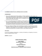 Cdigo Procesal Penal Nuevo (El Salvador)