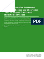 Formative Assessment Rubrics and Observation Tools Document