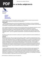 Arturo Ancona Garcia Lopez - Buenos números en lucha antipiratería