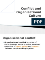 Conflict and Organisational Culture
