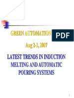 Latest Trends in Induction Melting and Automatic Pouring System