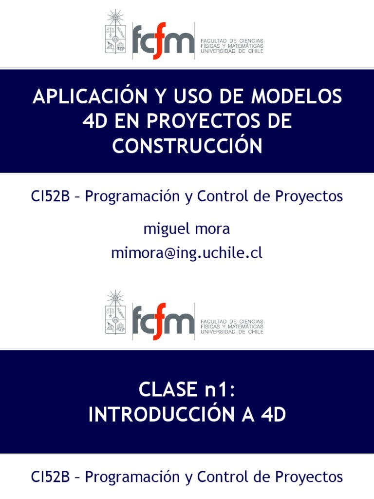 Aplicación y Uso de Modelos 4D en Proyectos de Construcción PDF | PDF ...