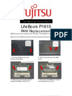 Fujitsu P1610 - RAM
