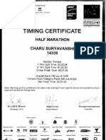 Marathon Certificate