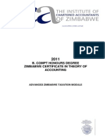 Advanced Zimbabwe Tax Module 2011 PDF