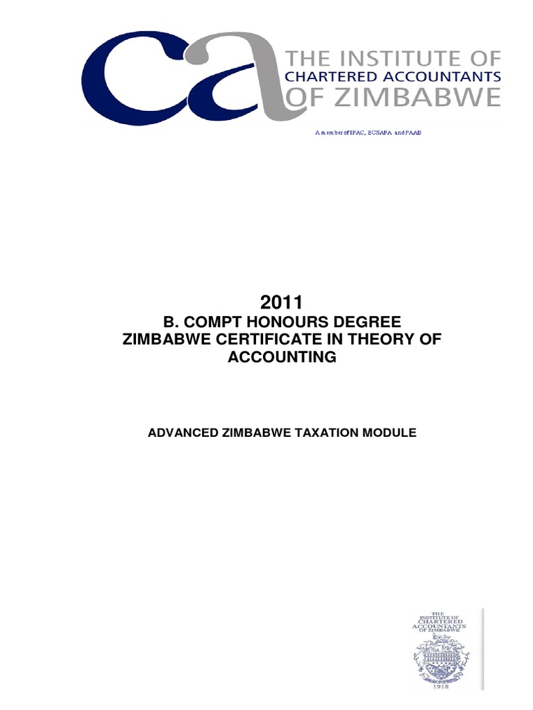 ADVANCED_ZIMBABWE_TAX_MODULE_2011[1].pdf | Taxes | Annuity (European)