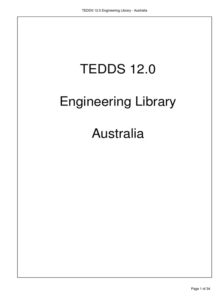 TEDDS Structural Documentation Overview | PDF | Beam (Structure) | Bending